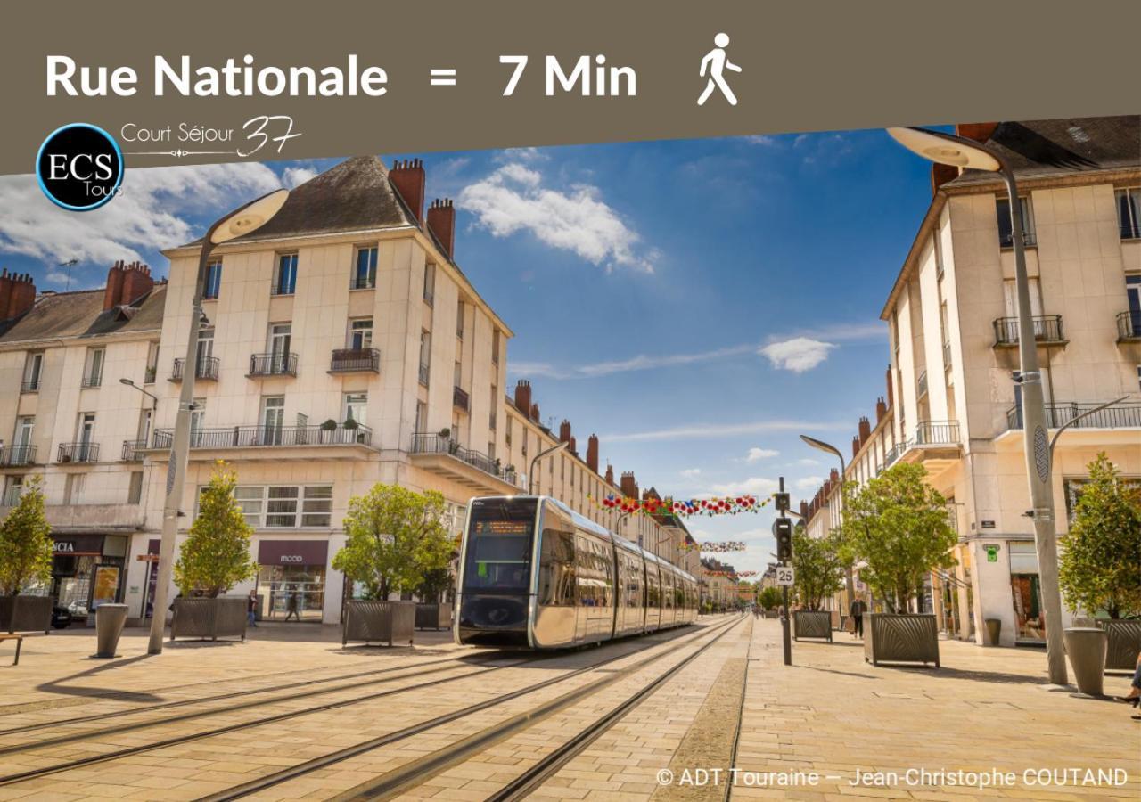 "Cozy Zen" 1 Grande Chambre - Calme - Arrivee Autonome - 6 Pers - Parking Gratuit Tours Eksteriør billede