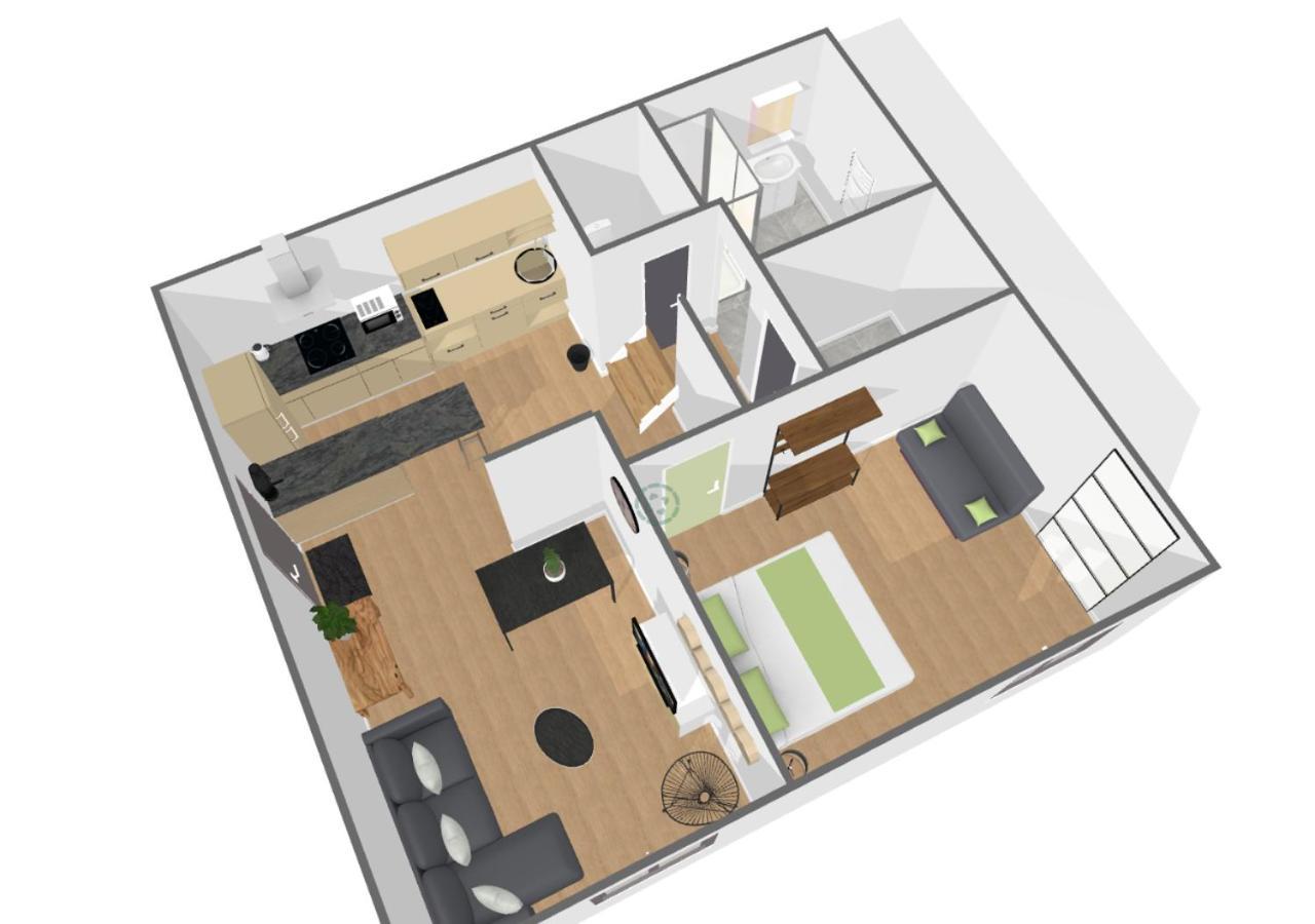 "Cozy Zen" 1 Grande Chambre - Calme - Arrivee Autonome - 6 Pers - Parking Gratuit Tours Eksteriør billede