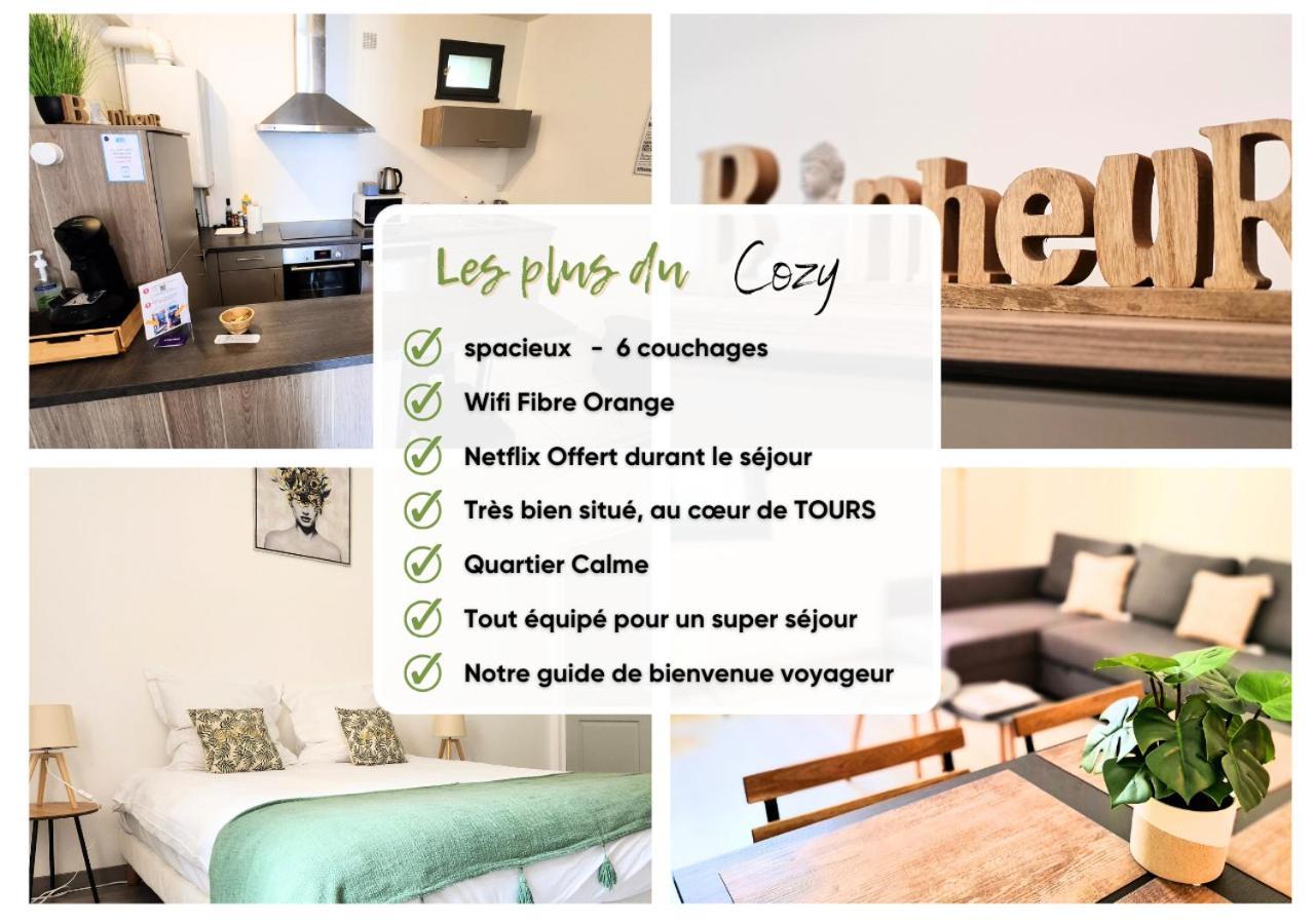 "Cozy Zen" 1 Grande Chambre - Calme - Arrivee Autonome - 6 Pers - Parking Gratuit Tours Eksteriør billede