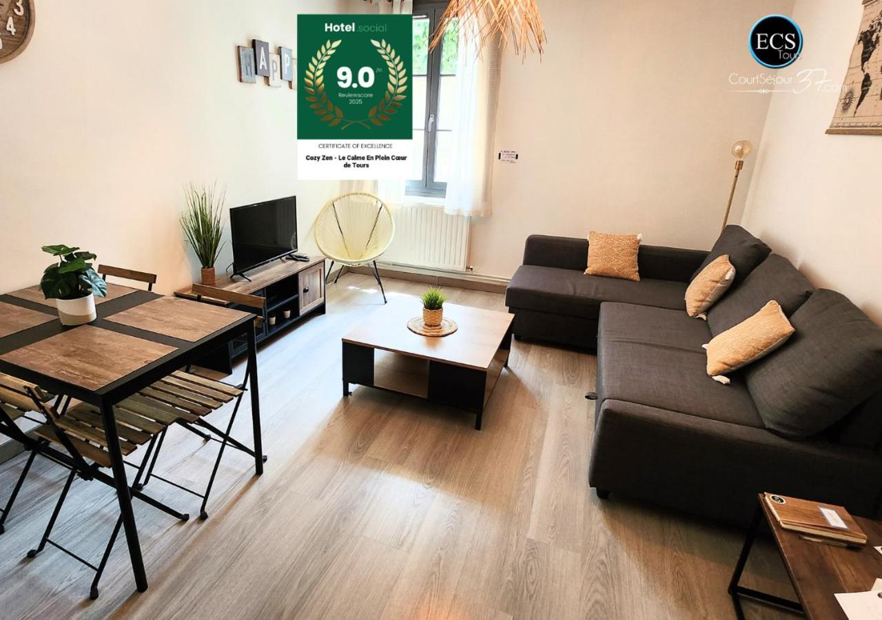 "Cozy Zen" 1 Grande Chambre - Calme - Arrivee Autonome - 6 Pers - Parking Gratuit Tours Eksteriør billede
